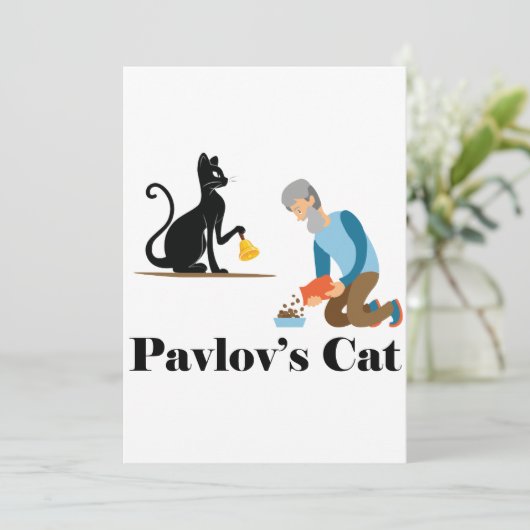 Pavlov's Cat Funny Psychology (Standing Front)