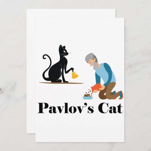 Pavlov's Cat Funny Psychology (Front/Back)