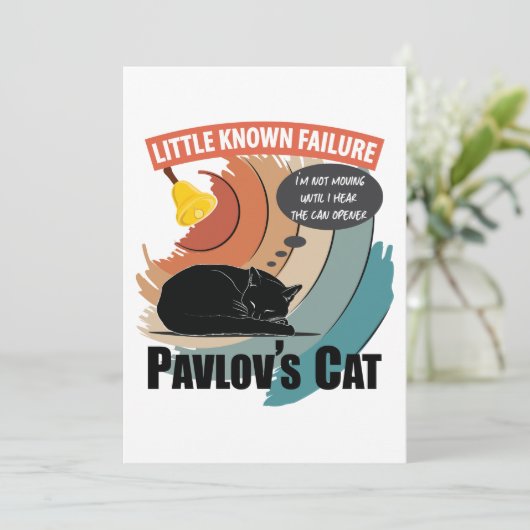Pavlov's Cat - Funny Psychology (Standing Front)