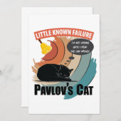 Pavlov's Cat - Funny Psychology (Front/Back)
