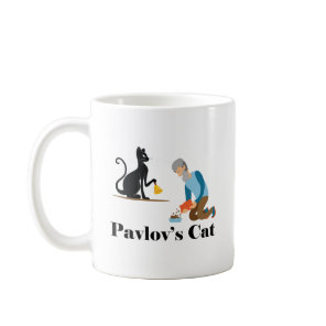 Pavlov's Cat Funny Psychology Coffee Mug