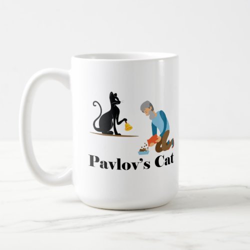 Pavlovs Cat Funny Psychology Coffee Mug