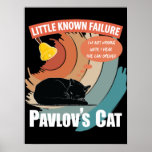 Pavlov&#39;s Cat - Funny Psychology Poster at Zazzle