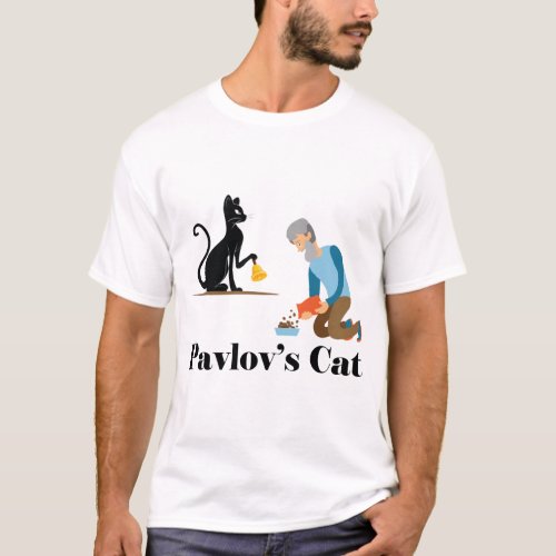 Pavlovs Cat Funny Psychology T_Shirt