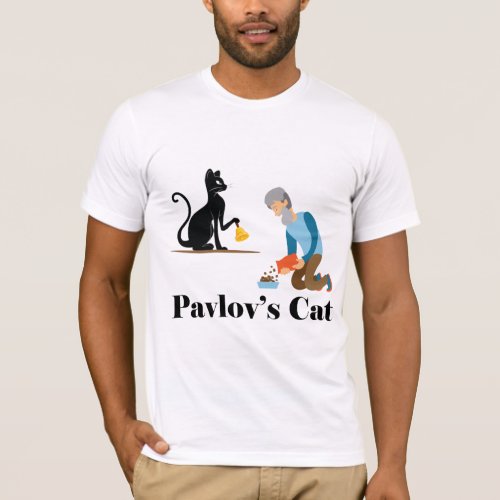 Pavlovs Cat Funny Psychology T_Shirt