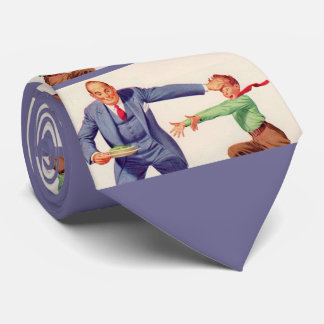 Pavlov's creamed spinach novelty tie