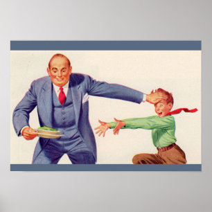 Pavlov's creamed spinach poster