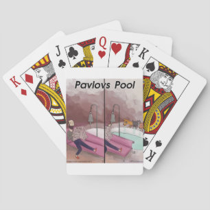 Pavlov's Pool Funny Cartoon Poker Cards