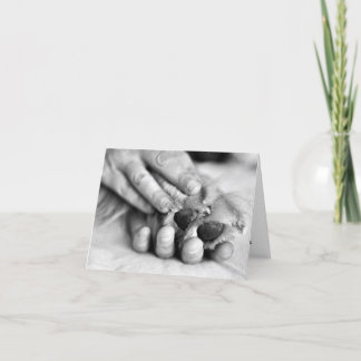 Paw and Hand Card
