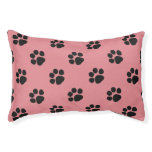 Paw Design Dog Bed (pink) at Zazzle