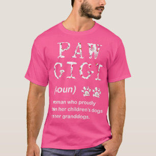 Paw Gigi Dog Grandma Women For Christmas Mother's T-Shirt