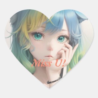Paw Girl Anime Blue and Yellow