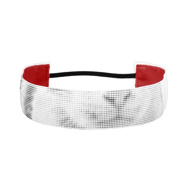 Paw Halftone Athletic Headband (Front)