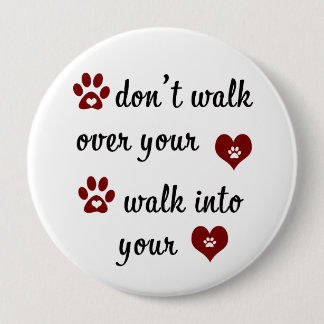 Paw Heart  Quote Button