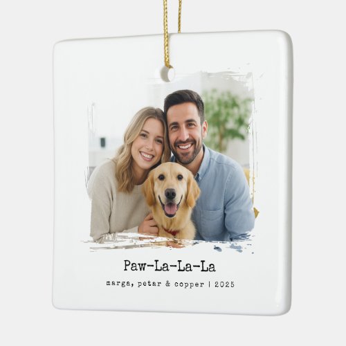 Paw-La-La-La – Pet & Family Photo Ornament