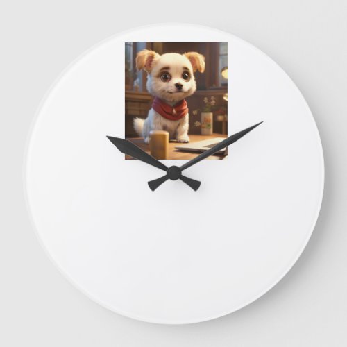 Paw Large Clock