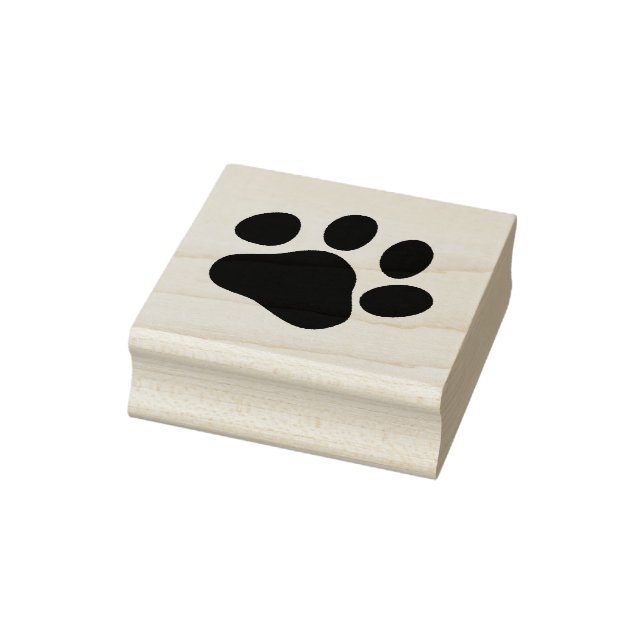PAW  Left Rubber Stamp (Stamp)