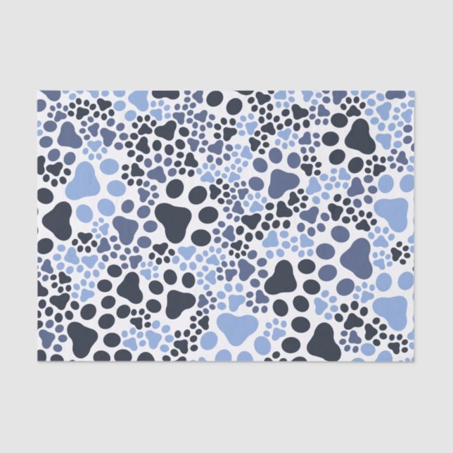 Paw pad camouflage tissue paper (Front)