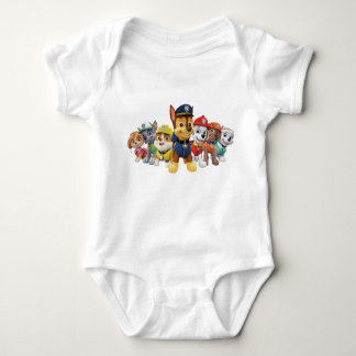 paw patl baby bodysuit