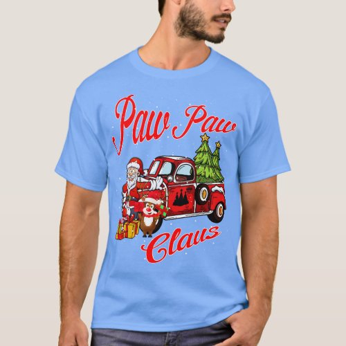 Paw Paw Claus Santa  Christmas Funny Awesome Gift T_Shirt