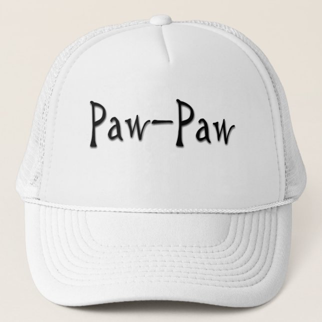 Paw-Paw Design Trucker Hat (Front)