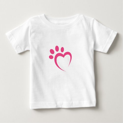 paw paws love heart icon baby T_Shirt