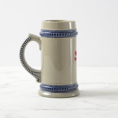 paw paws love heart icon beer stein