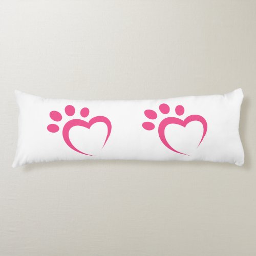 paw paws love heart icon body pillow