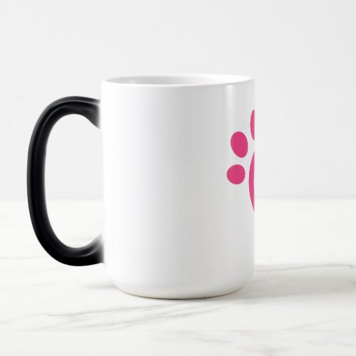 paw paws love heart icon magic mug