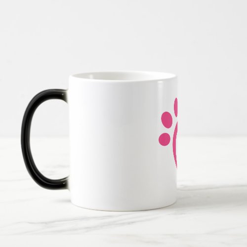 paw paws love heart icon magic mug