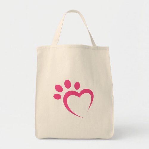 paw paws love heart icon tote bag