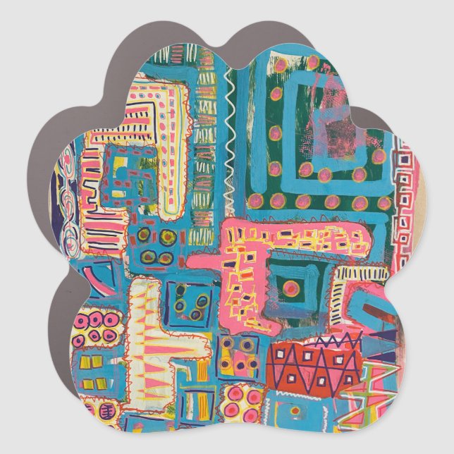 paw perfect car magnet (Front)