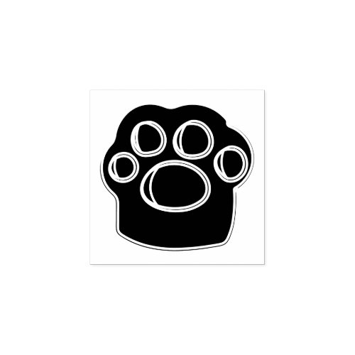 Paw Pet Rubber Stamp