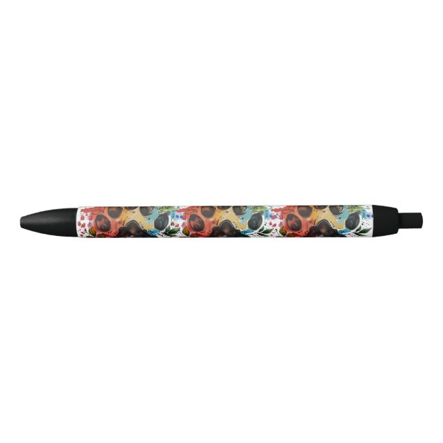 Paw Print Boho Watercolor Pen (Front)
