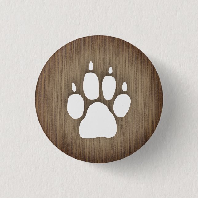 Paw Print Button (Front)
