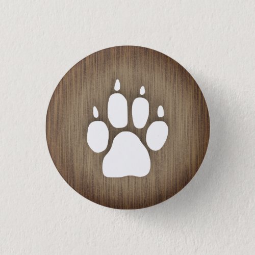 Paw Print Button