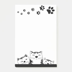 "Paw Print" Cat Post-it Post-it Notes