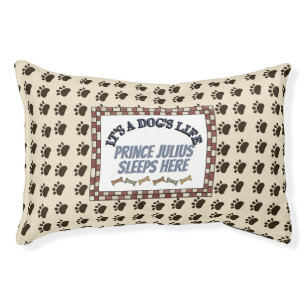 Paw Print Custom Dog Bed