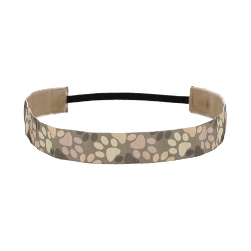 Paw Print Design Athletic Headband