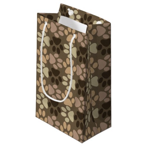 Paw Print Design Small Gift Bag