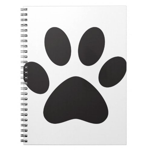 Paw Print Dog Cat Animal Pet Foot Puppy Notebook