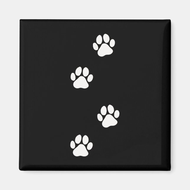 Paw Print Dog Cat Pet Lover  Magnet (Front)