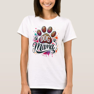 Paw Print Dog Mamma T-shirt