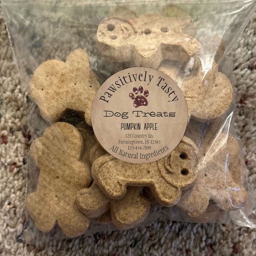 Paw Print Dog Treat  Classic Round Sticker