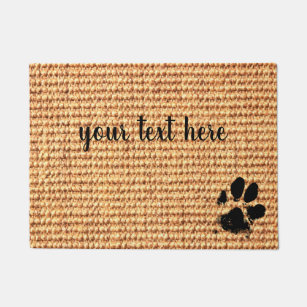 personalised dog doormat