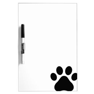 Paw print Dry-Erase board