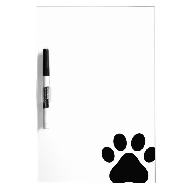 Paw print Dry-Erase board (Front)