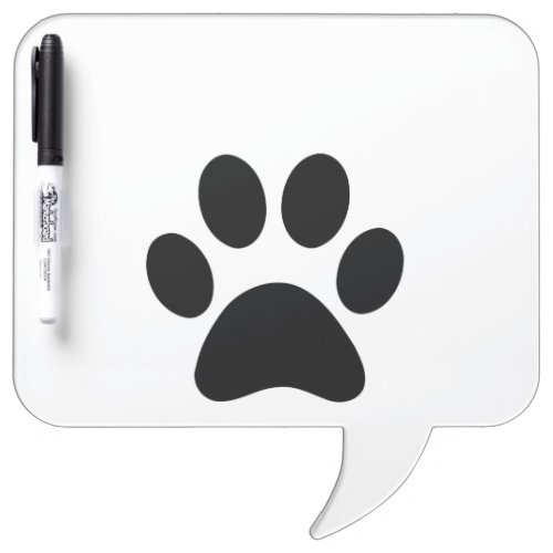 PAW PRINT DRY ERASE BOARD