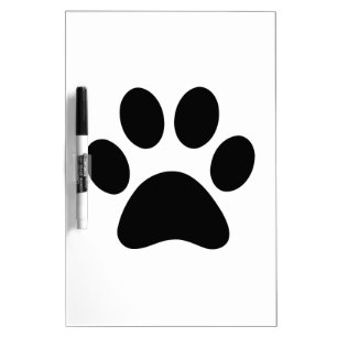PAW PRINT DRY ERASE BOARD