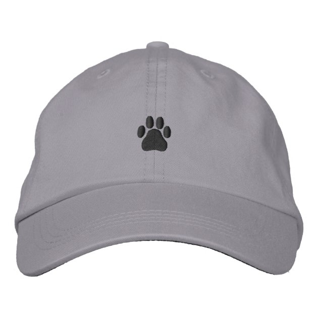 paw print baseball cap